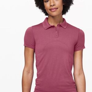 Lululemon Plumful Swiftly Speed Polo Size 12